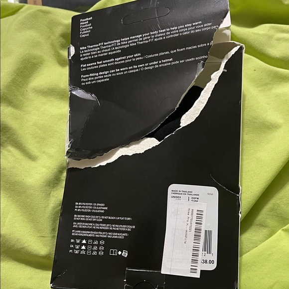 Nike Black Therma-FIT Hood with gray Logo - Picture 3 of 6